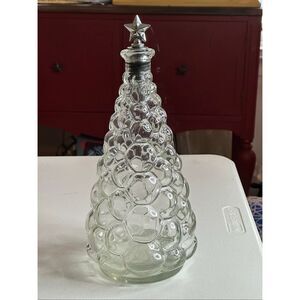 Crystal Tree Wine Liquor Glass Decanter